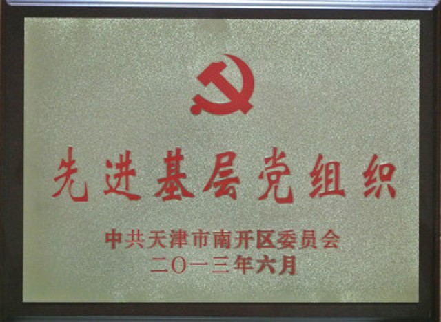 先進基層黨組織（天津市南開區(qū)委員會）